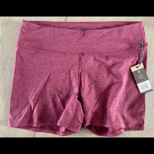 NWT MEDIUM MID-RISE SHORT 4" (PLUSH HEATHER)